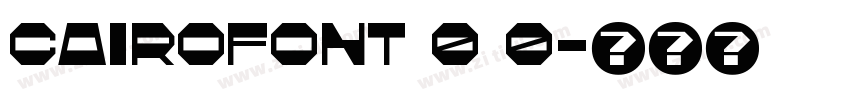 CairoFont 0 0字体转换